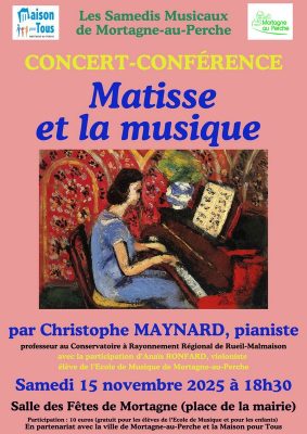 15 novembre concert conférence mortagne