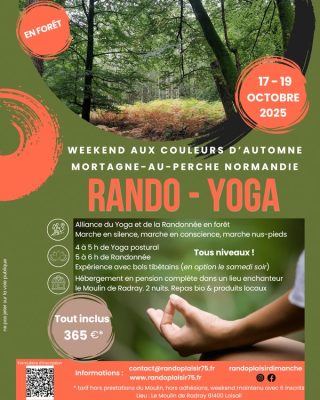 17 octobre stage yoga et rando