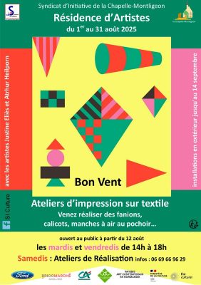 1er août résidence d'artiste la chapelle montligeon