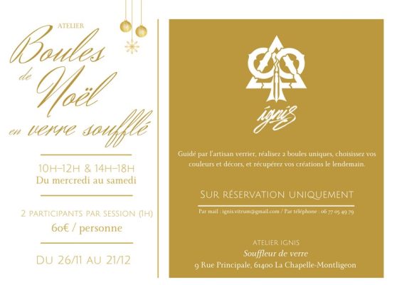 26 novembre atelier ignis