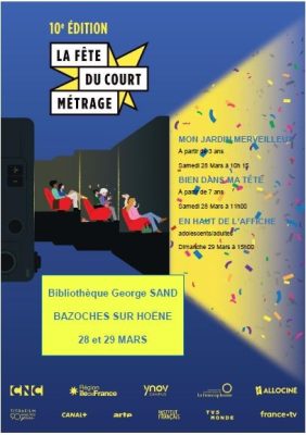 27 et 28 mars fête du courmétrage bazoches