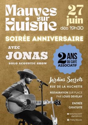 27 juin Soirée AnniversaireJardin Secret Mauves