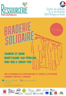 27 juin braderie solidaire ressourcerie