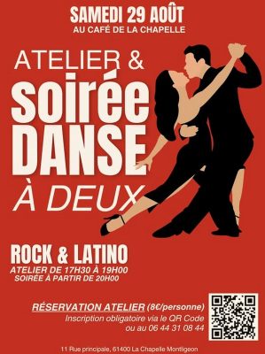 29 août Soirée danse à 2 La Chapelle