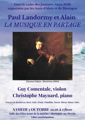 3 octobre concert journées alain
