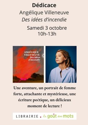 3 octobre dédicaces le gout des mots