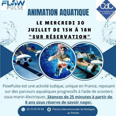 30 Juillet animation aquatique